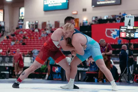 Cade Lautt at 2023 US Open Greco Roman