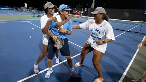 Anika Yarlagadda, Brian Kalbas, Abbey Forbes
University of North Carolina Women's Tennis v North Carolina State
NCAA Finals
USTA National Campus
Orlando, FL
Saturday May 20, 2023