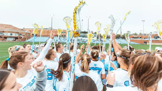 Women's Lacrosse Team Huddle