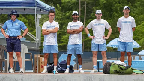 Peter Murphy, Anuj Watane, Henry Lieberman, & Logan Zapp
University of North Carolina Men’s Tennis v Utah
Chewning Tennis Center
Chapel Hill, NC
Sunday, May 7, 2023
