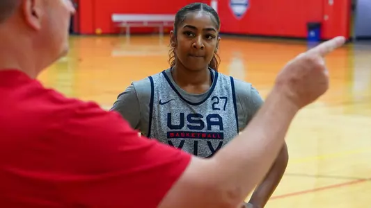 Deja Kelly at U.S. AmeriCup Trials