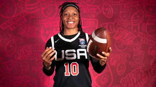 Amber Clark, 2023 flag football championship