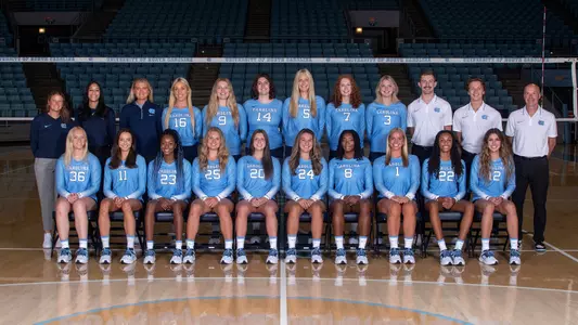 2023 team
University of North Carolina Volleyball
Carmichael Arena
Chapel Hill, NC
Tuesday, August 8, 2023