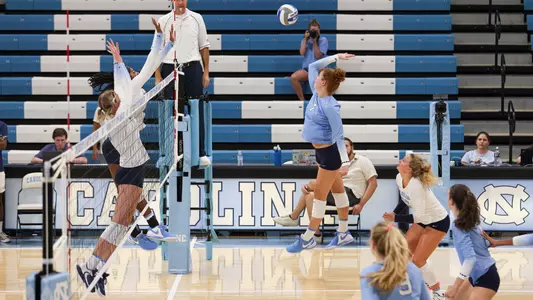 Sadie Swift 
University of North Carolina Volleyball Blue and White Scrimmage 
Carmichael Arena 
Chapel Hill, NC 
Friday, August 18, 2023
