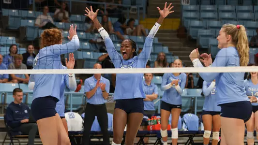 Romani Thurman, Celebration
University of North Carolina Volleyball Blue and White Scrimmage
Carmichael Arena
Chapel Hill, NC
Friday, August 18, 2023