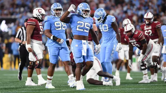 Kaimon Rucker
University of North Carolina Football v South Carolina
DukeÕs Mayo Classic
Bank of America Stadium
Charlotte, NC
Saturday, September 2, 2023