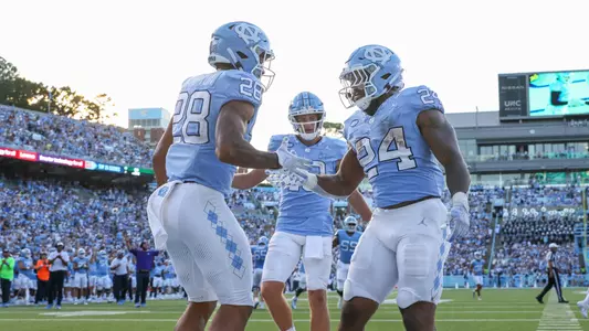 British Brooks & Omarion Hampton, Celebration
University of North Carolina Football v Minnesota
Kenan Stadium
Chapel Hill, NC
Saturday, September 16, 2023