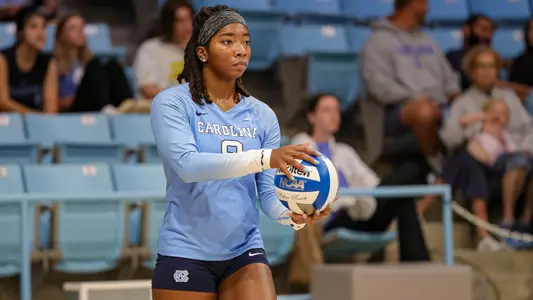 Emani' Foster                        
University of North Carolina Volleyball v Coastal Carolina 
Carmichael Arena 
Chapel Hill, NC 
Sunday, September 17, 2023