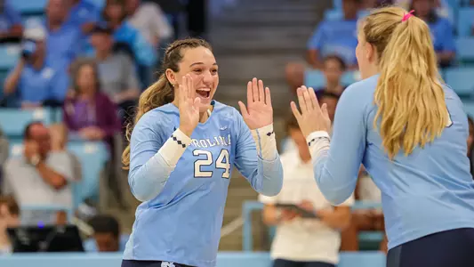 Marissa Meyerhoefer          
University of North Carolina Volleyball v Coastal Carolina 
Carmichael Arena 
Chapel Hill, NC 
Sunday, September 17, 2023