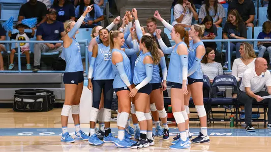 Huddle
University of North Carolina Volleyball v Pitt
Carmichael Arena
Chapel Hill, NC
Sunday, September 24, 2023
