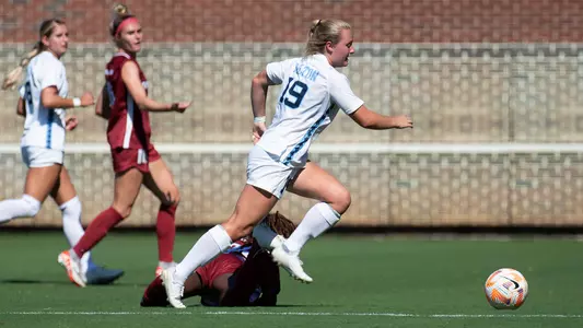 Emily Colton 
University of North Carolina Women's Soccer v Arkansas 
Dorrance Field 
Chapel Hill, NC 
Sunday, September 3, 2023