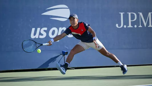 Former Tar Heel standout Rinky Hijikata's career-best run as a wild-card entry at the US Open came to an end on Sunday in the fourth round at Louis Armstrong Stadium near New York City.