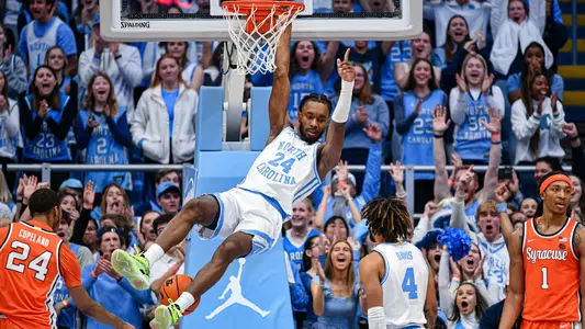 Jae’Lyn Withers
University of North Carolina Men’s Basketball v Syracuse
Dean E. Smith Center
Chapel Hill, NC
Saturday, January 13, 2024