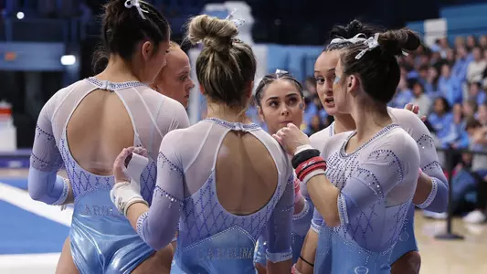 huddle
University of North Carolina Gymnastics v North Carolina State
Carmichael Arena
Chapel Hill, NC
Friday, January 19, 2024