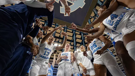 Huddle
University of North Carolina Women’s Basketball v Louisville
Carmichael Arena
Chapel Hill, NC
Sunday, January 21, 2024