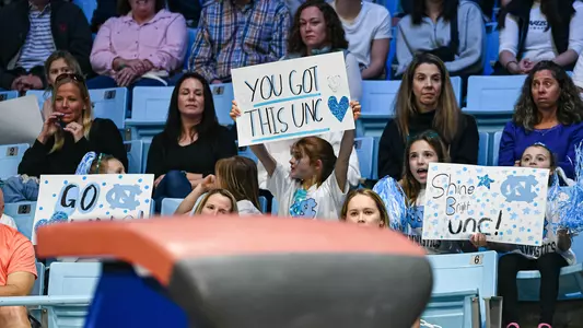 Fans
University of North Carolina Women’s Gymnastics v Clemson
Carmichael Arena
Chapel Hill, NC
Friday, January 26, 2024