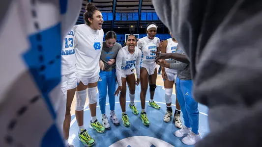 Deja Kelly, Anya Poole, Alexandra Zelaya 
University of North Carolina Women’s Basketball v Miami 
Carmichael Arena 
Sunday, January 25, 2024