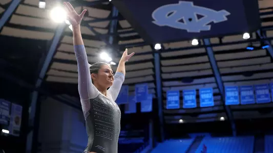 Julia Knower 
University of North Carolina Gymnastics v Rutgers, Ball State, Utah State 
Carmichael Arena 
Chapel Hill, NC 
Friday, January 5, 2024