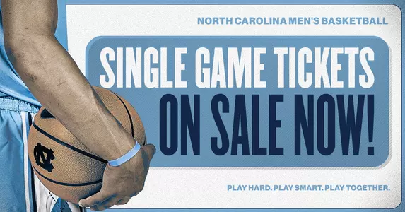 Men's basketball single-game tickets on sale graphic 2024-25