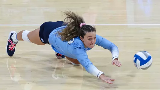 Marissa Meyerhoefer 
University of North Carolina Volleyball v Notre Dame 
Carmichael Arena 
Chapel Hill, NC 
Sunday, October 8, 2023
