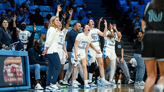 WBB Bench Celebration