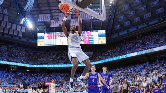 Jae’Lyn Withers 
University of North Carolina Basketball v American 
Dean E. Smith Center 
Chapel Hill, NC
Friday, November 15, 2024