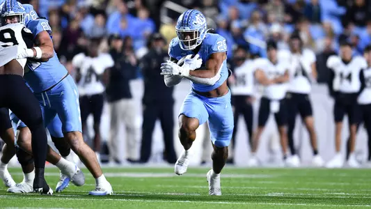 Omarion Hampton 
University of North Carolina Football v Wake Forest University 
Kenan Stadium 
Chapel Hill, NC 
Saturday, November 16, 2024