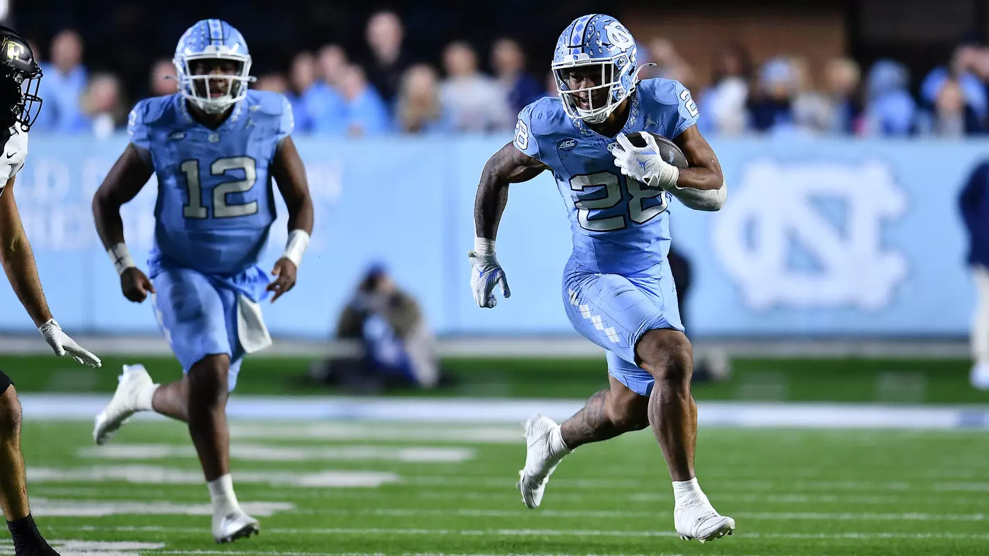 Omarion Hampton University of North Carolina Football v Wake Forest University Kenan Stadium Chapel Hill, NC Saturday, November 16, 2024