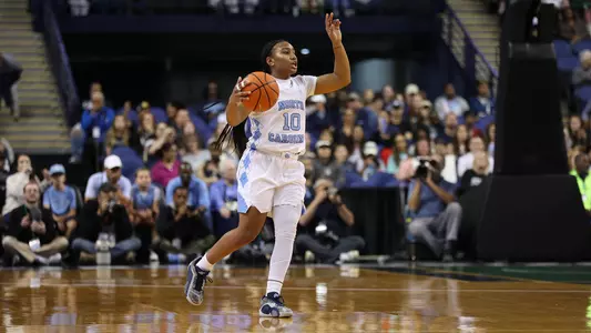 Greensboro, NC – Nov 15: NCAA Women's Basketball - Connecticut vs North Carolina at First Horizon Coliseum in Greensboro, NC on November 15, 2024. (Credit: Andy Mead/YCJ)