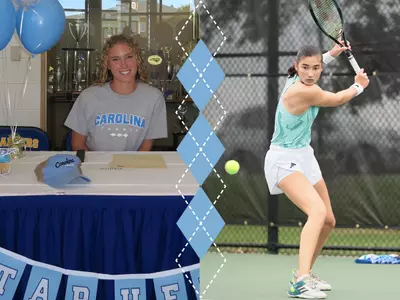 Claire Hill, Alanis Hamilton signing day graphic