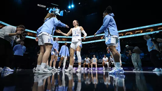 Charlotte, NC – Dec 18: NCAA Women's Basketball - Jumpman Invitational - Florida vs North Carolina at Spectrum Center in Charlotte, NC on December 18, 2024. (Credit: Andy Mead/YCJ)