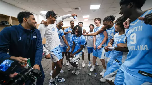 Ian Jackson lockerroom celebration vs. UCLA