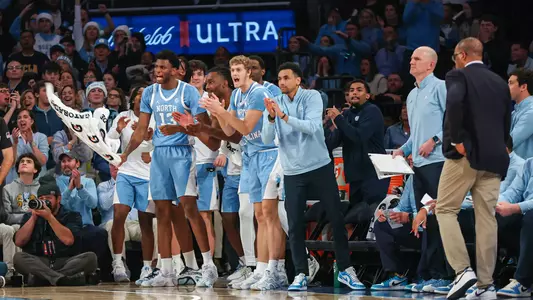 bench celebration vs. UCLA