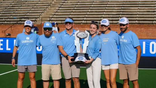 Field Hockey Staff 2024 ACC trophy