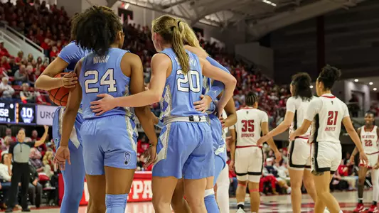 Huddle 
University of North Carolina Women’s Basketball v NC State  
Reynolds Coliseum  
Raleigh, NC 
Thursday, February 1, 2024