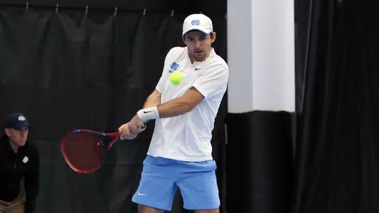 Karl Poling
Chapel Hill, NC – Feb 11: NCAA Men's Tennis - Georgia at North Carolina at Cone-Kenfield Tennis Center in Chapel Hill, NC on February 11, 2024. (Credit: Andy Mead/YCJ)
