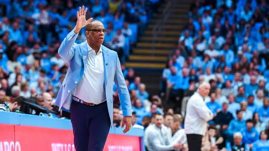Head Coach Hubert Davis
University of North Carolina Men’s Basketball v Virginia Tech
Dean E. Smith Center
Chapel Hill, NC
Saturday, February 17, 2024