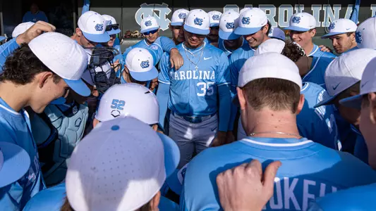 Huddle
University of North Carolina Baseball v Elon
Boshamer Stadium
Chapel Hill, NC
Tuesday, February 20, 2024
