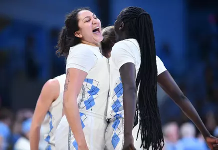 Alexandra Zelaya, Maria Gakdeng 
University of North Carolina Women's Basketball v North Carolina State University 
Carmichael Arena 
Chapel Hill, NC 
Thursday, February 22, 2024
