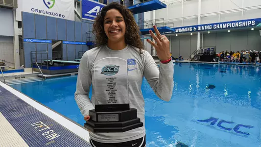 Aranza Vazquez 2024 ACC Most Valuable Diver