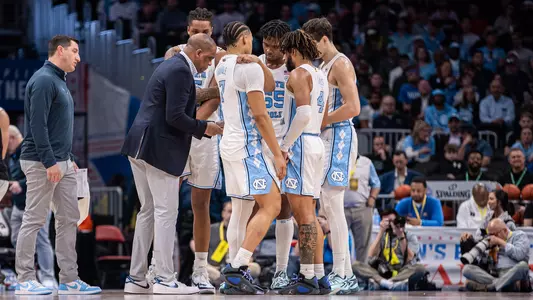huddle vs. Florida State, ACC Tournament quarterfinal