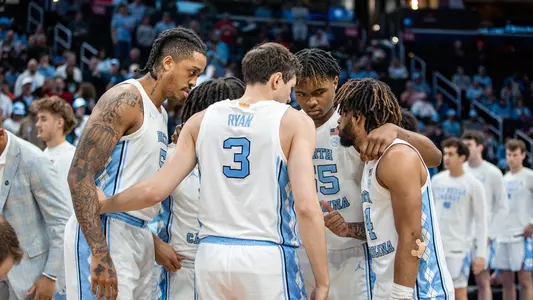 huddle vs. Pitt, ACC Tournament 2024