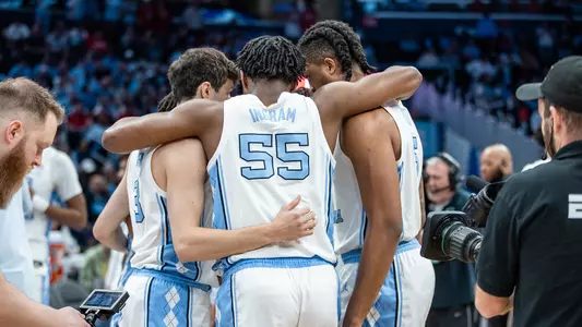 huddle vs. NC State ACC Tournament final