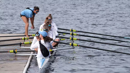 UNC Rowing at dock