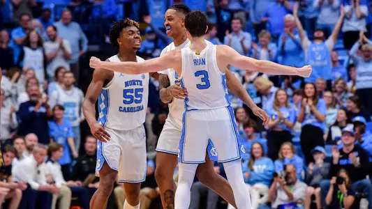 Cormac Ryan, Armando Bacot, Harrison Ingram
University of North Carolina Men’s Basketball v Notre Dame
Dean E. Smith Center
Chapel Hill, NC
Tuesday, March 5, 2024