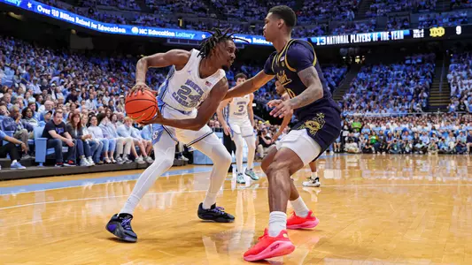 Jae’Lyn Withers
University of North Carolina Men’s Basketball v Notre Dame
Dean E. Smith Center
Chapel Hill, NC
Tuesday, March 5, 2024