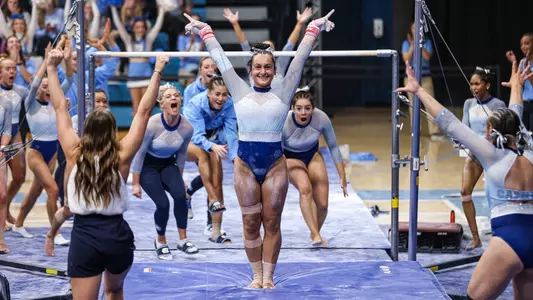 Lali Dekanoidze, Celebration 
University of North Carolina Gymnastics v Kentucky 
Carmichael Arena 
Chapel Hill, NC 
Friday, March 8, 2024