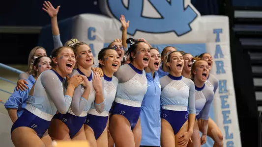 Team, Celebration         
University of North Carolina Women’s Gymnastics v Kentucky 
Carmichael Arena 
Chapel Hill, NC 
Friday, March 8, 2024