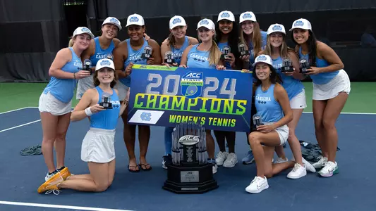 2024 ACC Champions
University of North Carolina Women's Tennis v Virginia
ACC Tournament
Cary Tennis Park
Cary, NC
Sunday, April 21, 2024