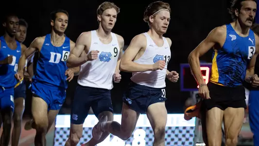 Ethan Strand, Parker Wolfe 
1500-meter run 
University of North Carolina Track and Field 
Duke Invitational 
Morris Williams Stadium 
Durham, NC 
Friday, April 12, 2024